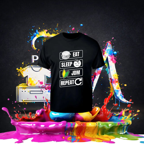 Eat, sleep, jdm, repeat T.M Prints
